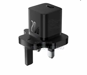 Baseus Gan5 Fast Charger Mini 1C 20W UK Cluster Black