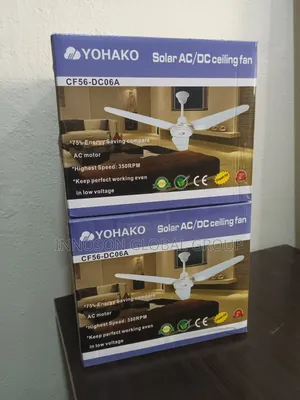 Yohako Ac/Dc Solar Ceiling Fan