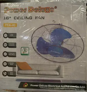 Power Deluxe 16 Inches Ceiling/Orbit Fan With Iron Blade