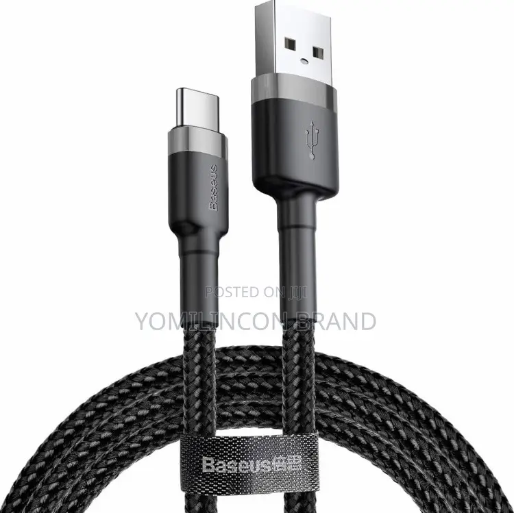 Baseus Cafule Cable USB for Type-C 2A 2M Gray + Black