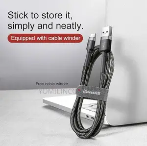 Baseus Cafule Cable USB for Type-C 2A 2M Gray + Black