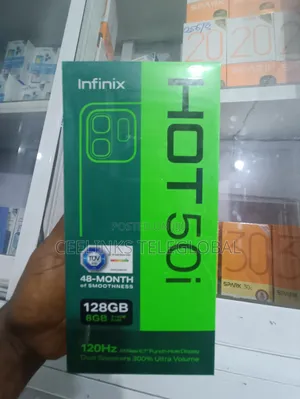 New Infinix Hot 50i 128 GB Black