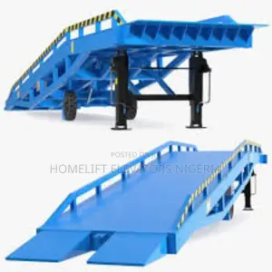 Warehouse, Truck Loading Container Lift Ramps
