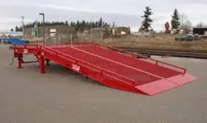 8t Mobile Container Loading Dock Ramp Lift Car Ramp