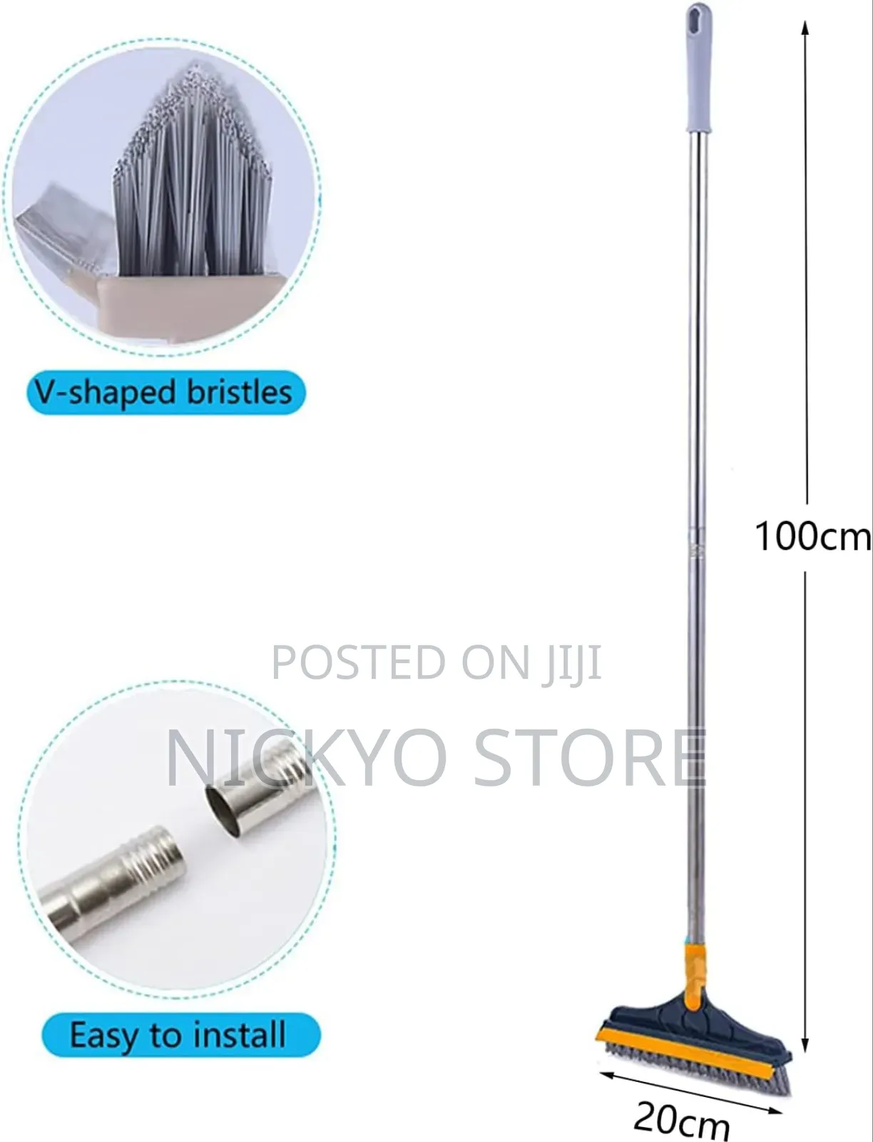 2 in 1 Floor Scrub Brush