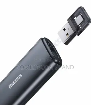 Baseus Orange Dot Wireless Presenter (Red Laser) Grey