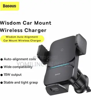Baseus Car Mount Wireless Charger Wisdom Auto Alignment