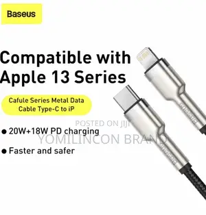 Baseus Cafule Series Metal Data Cable Type-C to Ip Pd 20w