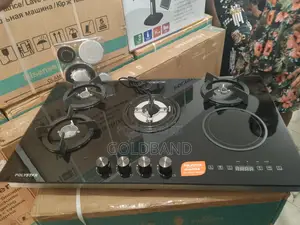 Home Friendly Polystar Inverter 4 Gas Burner, 1 Electric