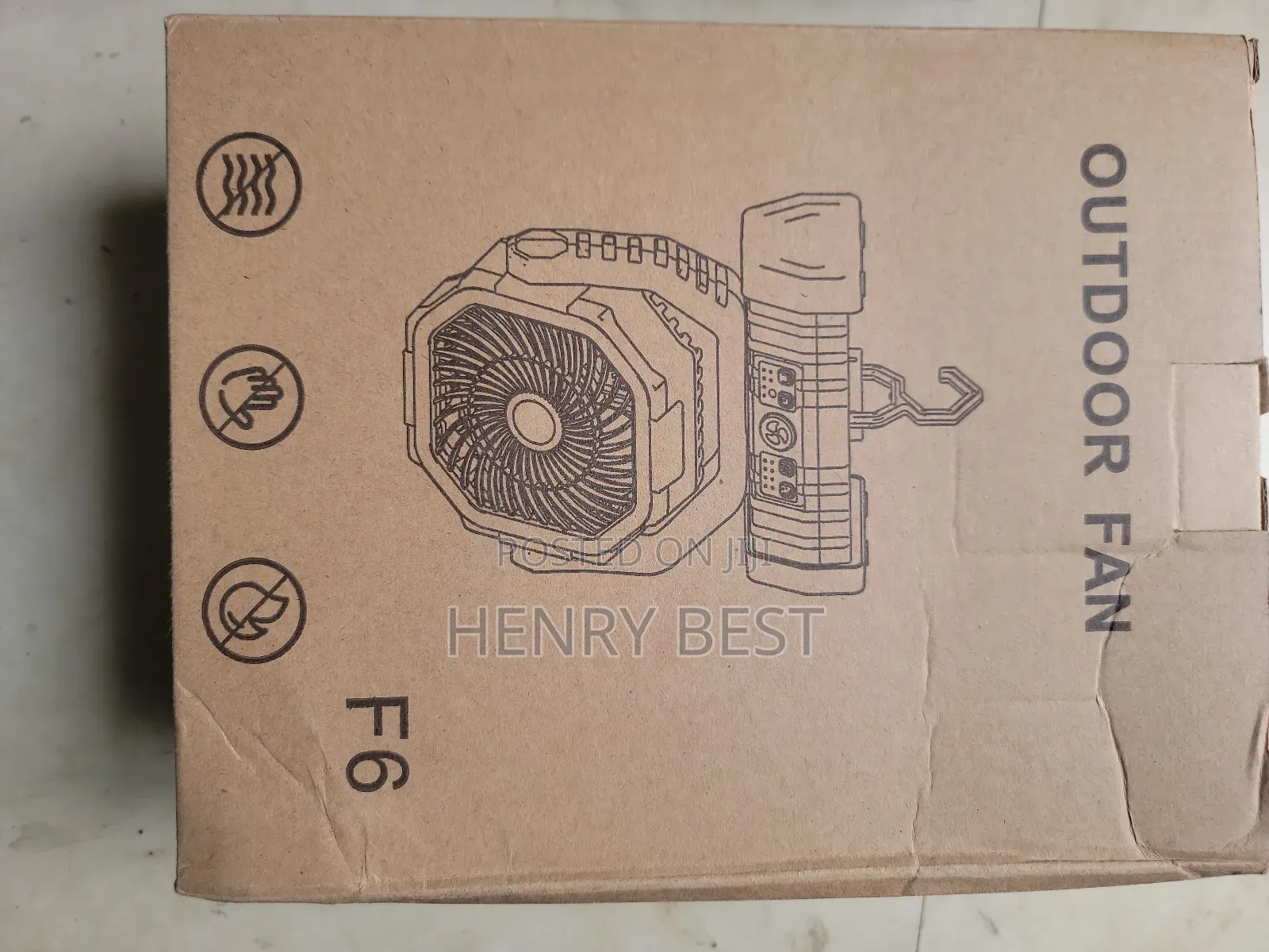 Outdoor Rechargeable Fan