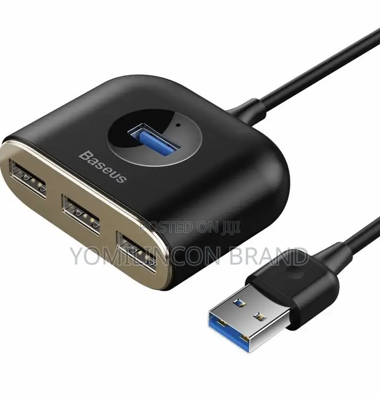 Baseus Square Round 4 in 1 USB HUB Adapter