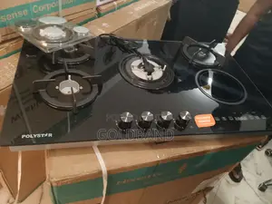 Electric Ignition Polystar Inverter 4 Gas Burner, 1 Electric