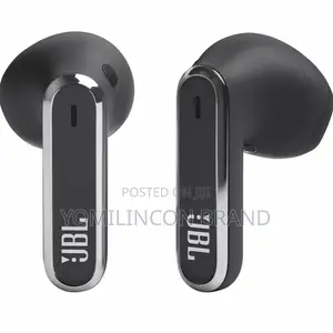 JBL Live Flex True Wireless Noise Cancelling Earbuds Black
