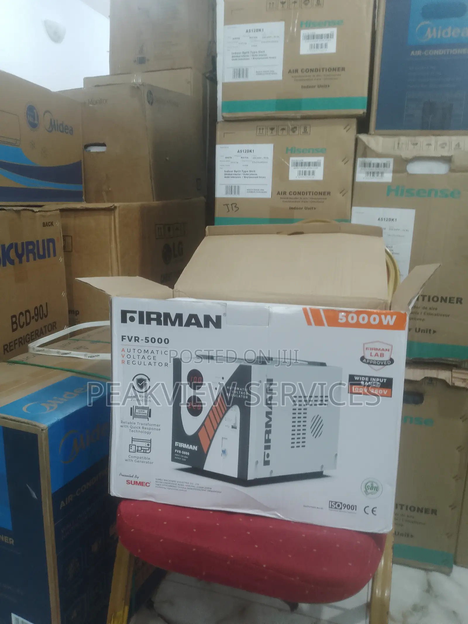 Standard Automatic FVR-5000w Firman Stabilizer