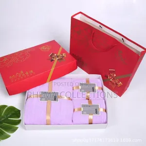 3in1 Towel Gift Set With a Carrier Bag