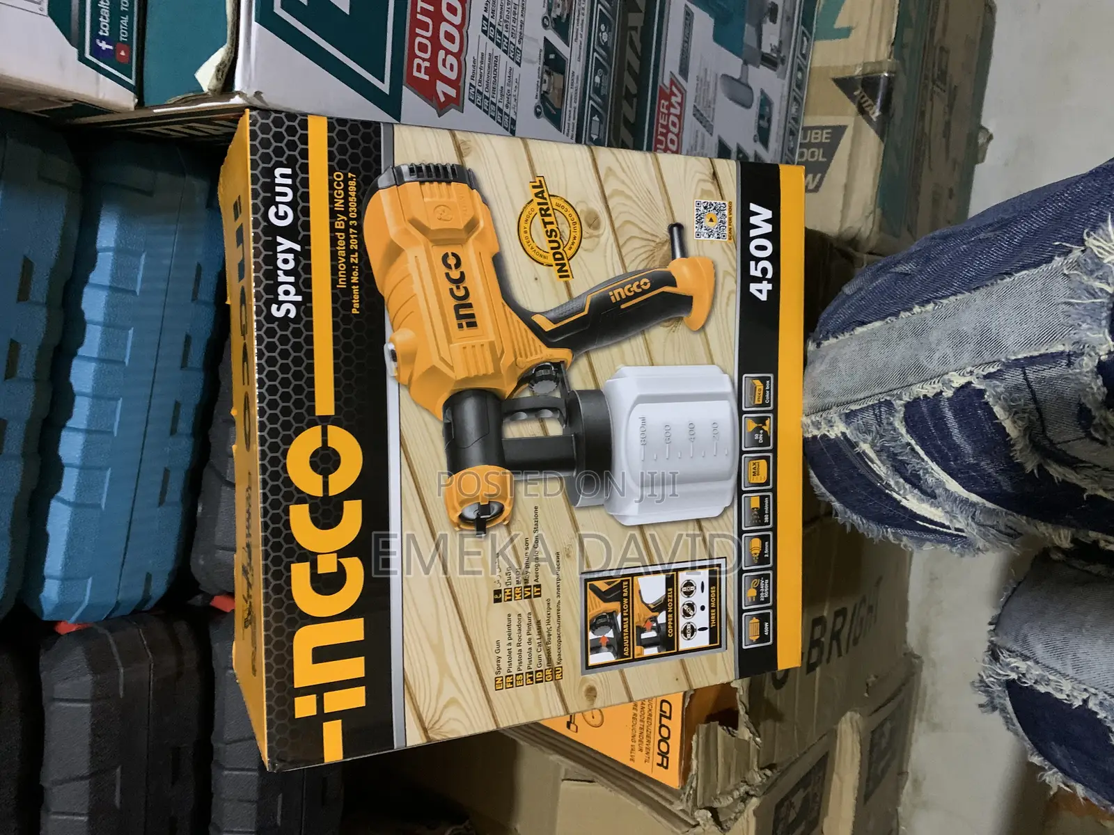 INGCO Electric Spray Gun Machine (450W)