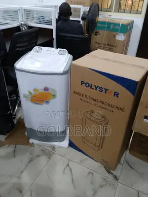 Stain Sheild 7.5kg Polystar Single Tub Washing Machine