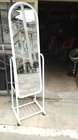 Dressing Mirror With Tire Stand