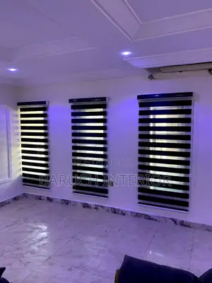 Modern Window Blind Shade Day and Night