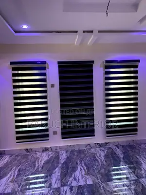 Modern Window Blind Shade Day and Night