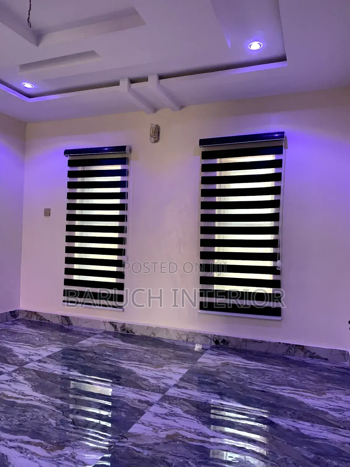 Modern Window Blind Shade Day and Night