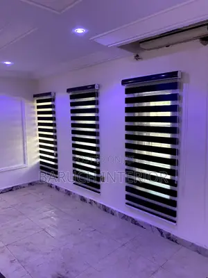 Modern Window Blind Day and Night