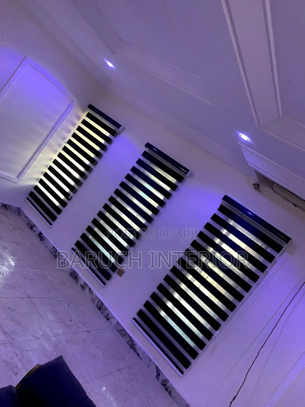 Modern Window Blind Day and Night