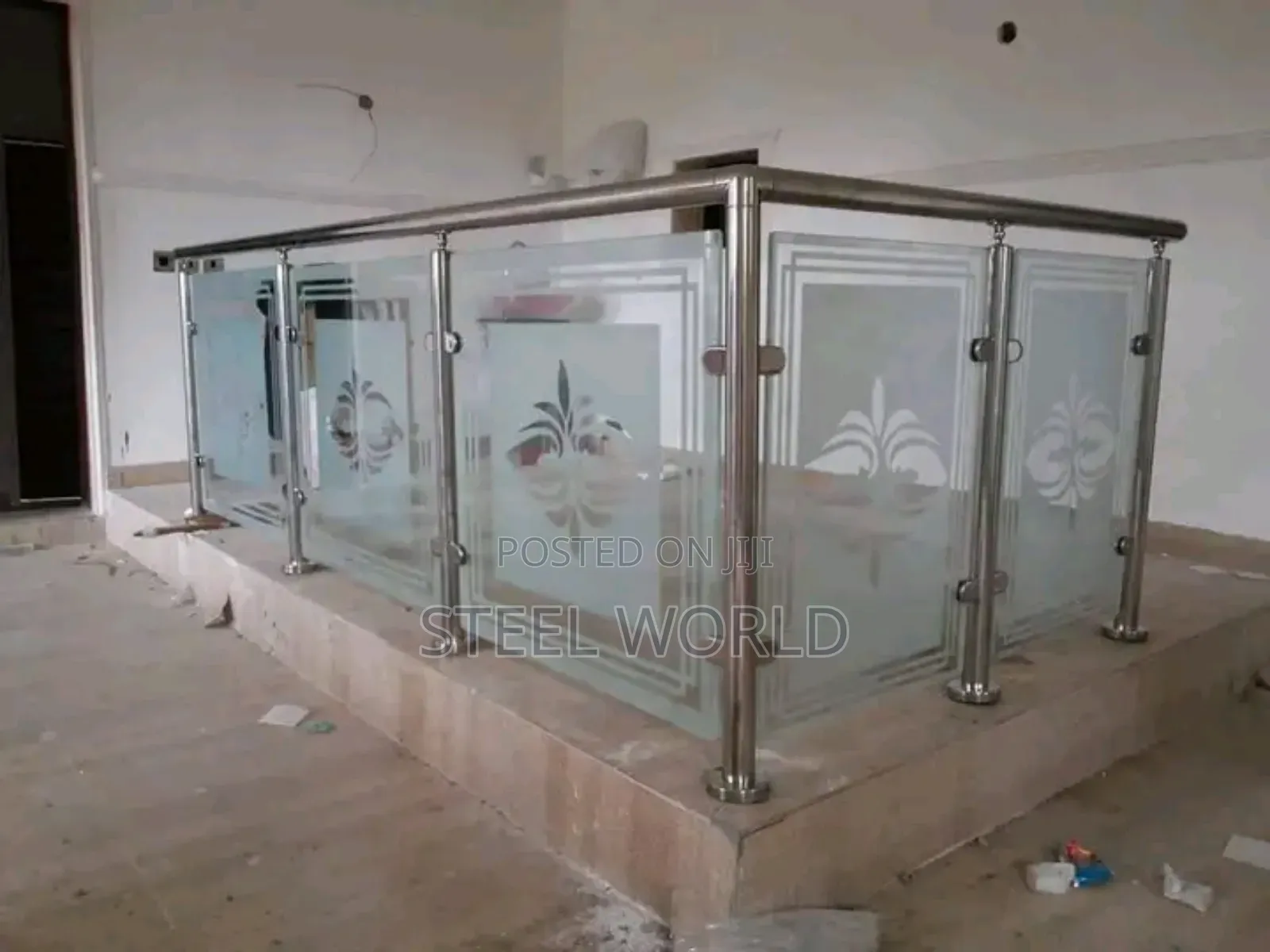 Emperor Flower Design Glass
