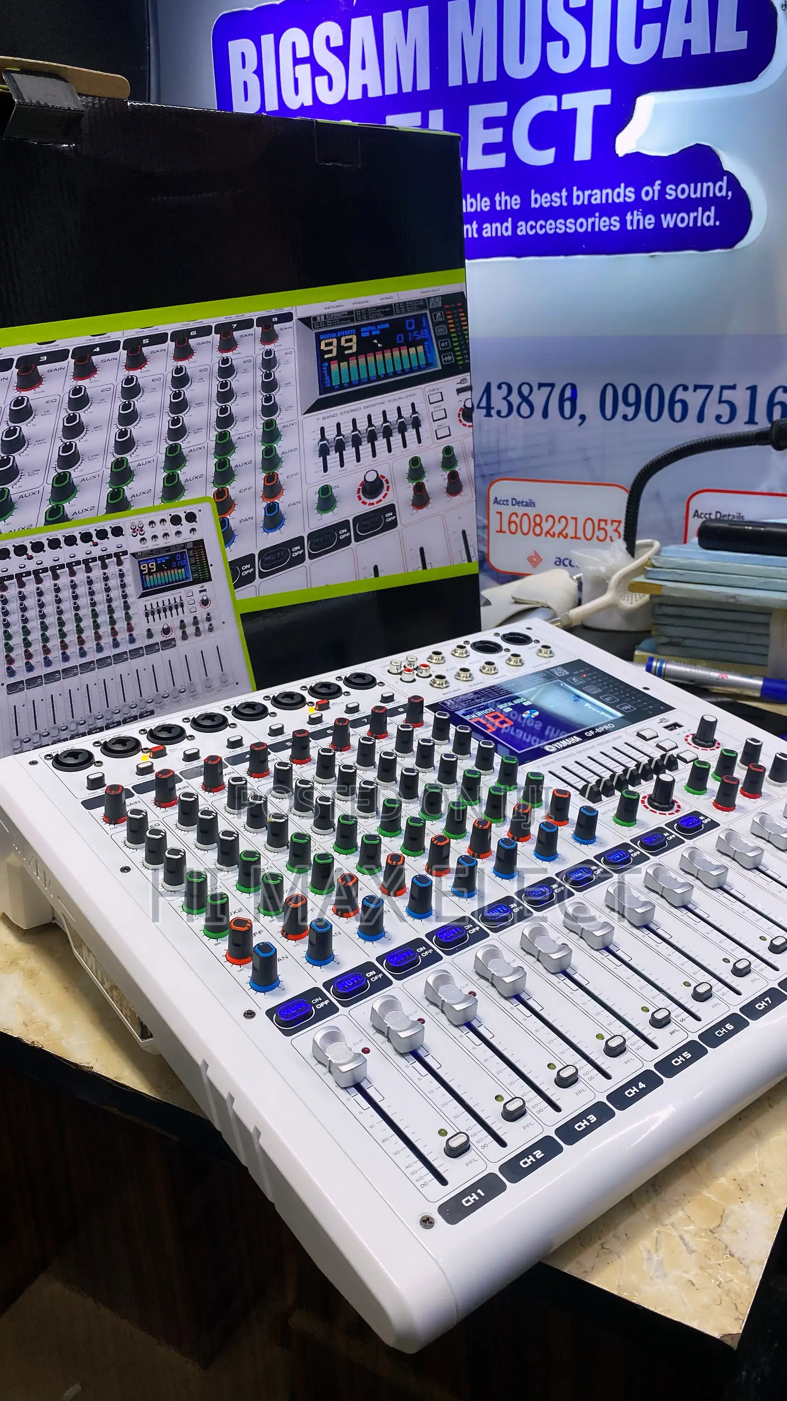Gf 8pro Professional DJ Mixer Console