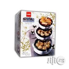 Cello Oscar 750/1100/1700ml Hot-Pot Insulated Casserole Gift Set, BK