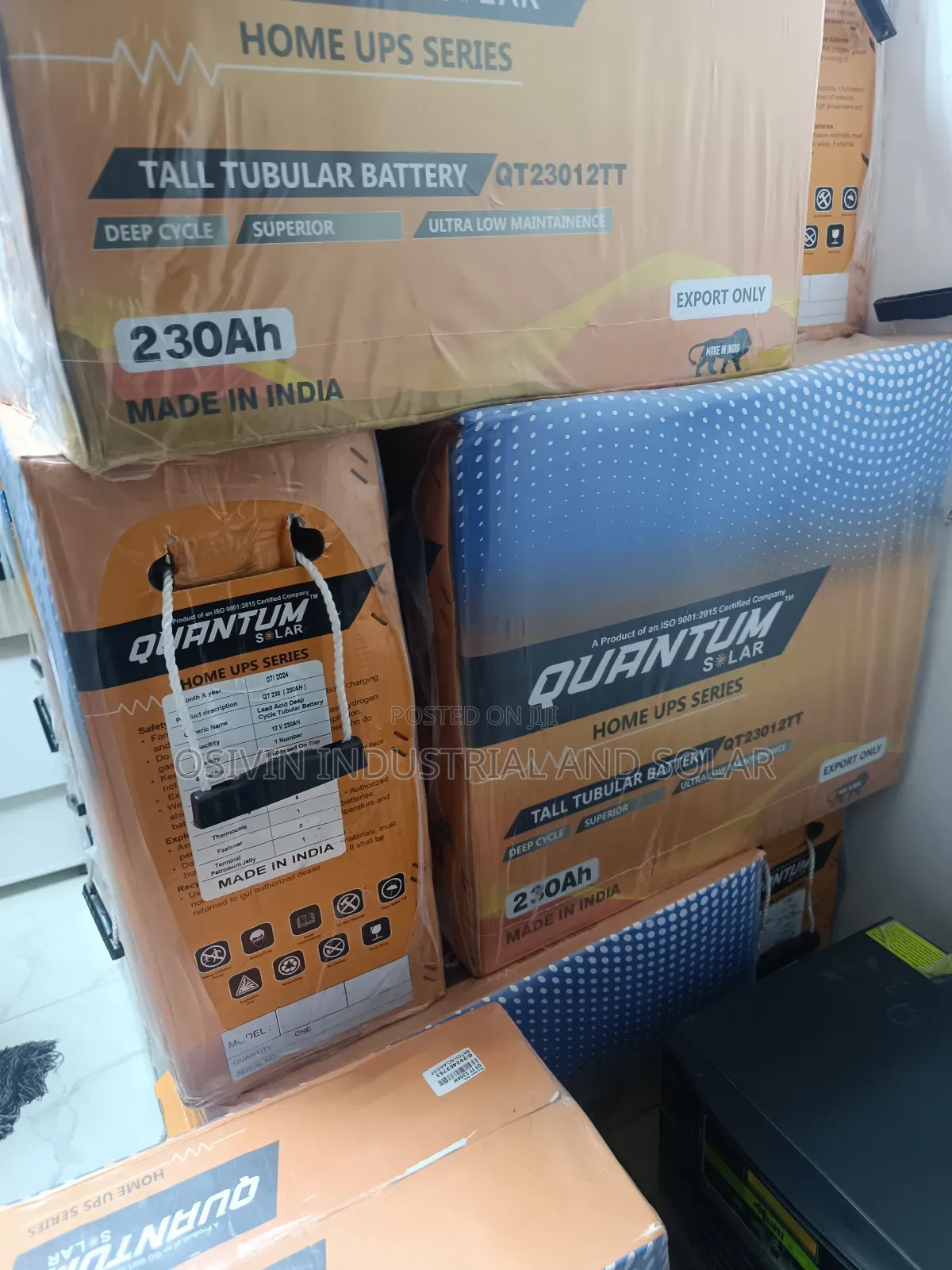 Quantum 230ah Indian Tumbler Battery