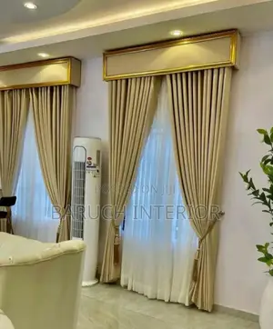 Quality Luxury Curtains With Headboard