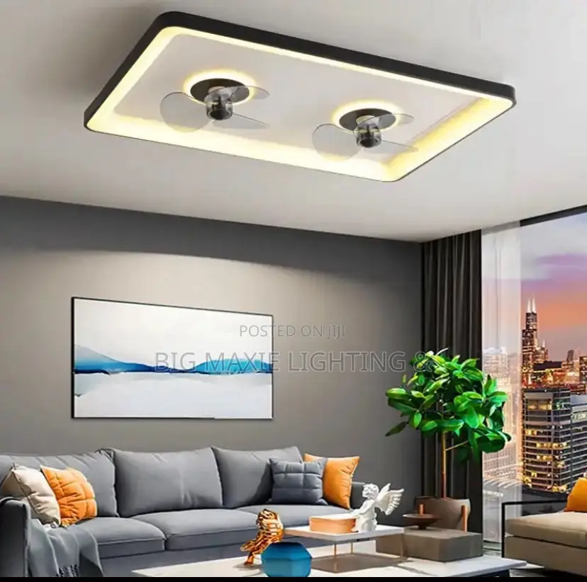 Modern Multi Purpose Living Room Fan Chandelier