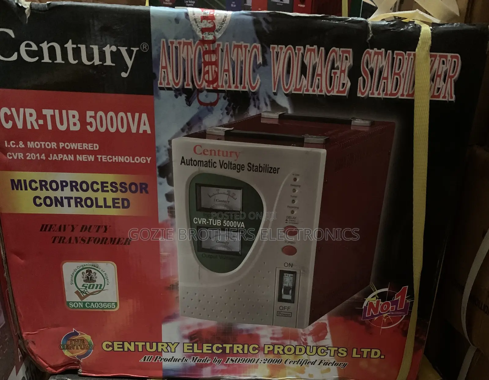 Century 5000 Watts Automatic Voltage Stabilizer