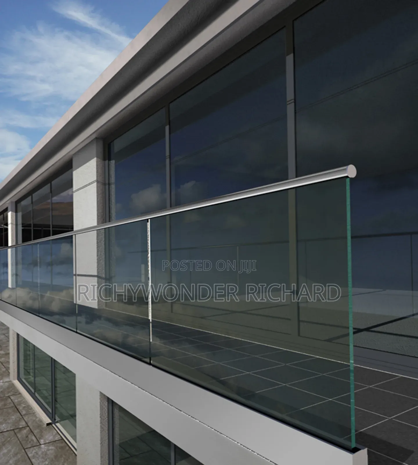 Glass and Stainless Steel Railings