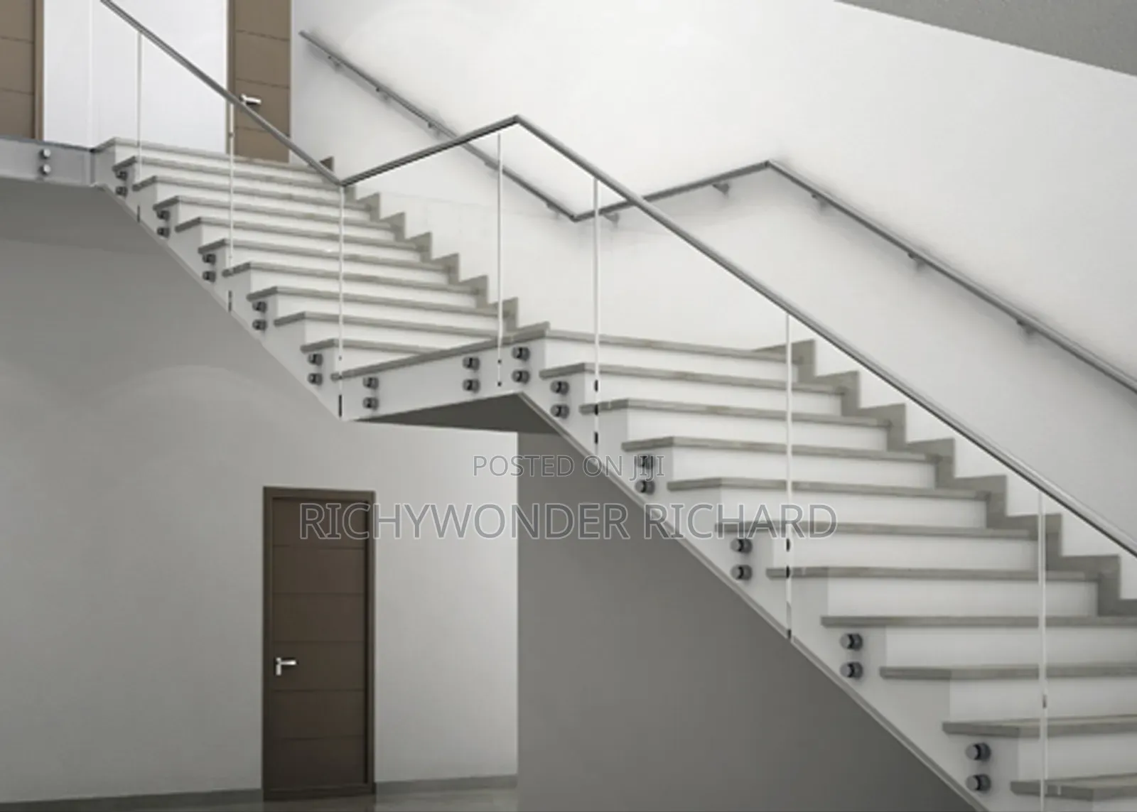 Glass and Stainless Steel Railings