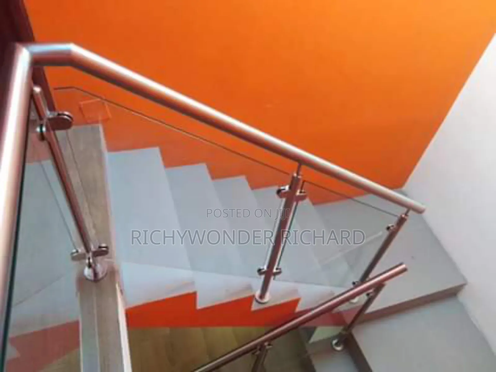 Glass and Stainless Steel Railings