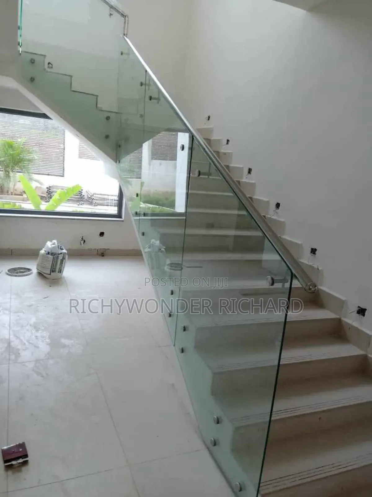 Glass and Stainless Steel Railings