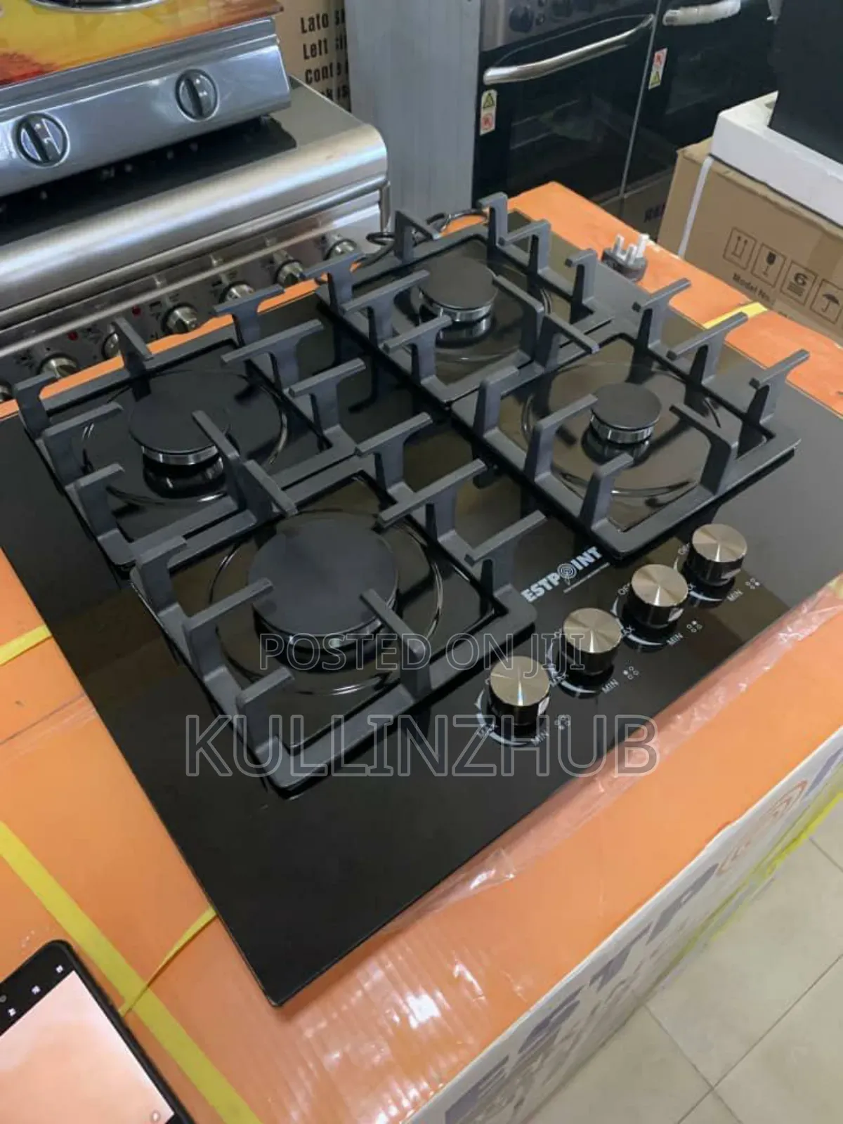 Restpoint Inbuilt 4 Burner Gas, Glass Cooktop,Auto Ignition