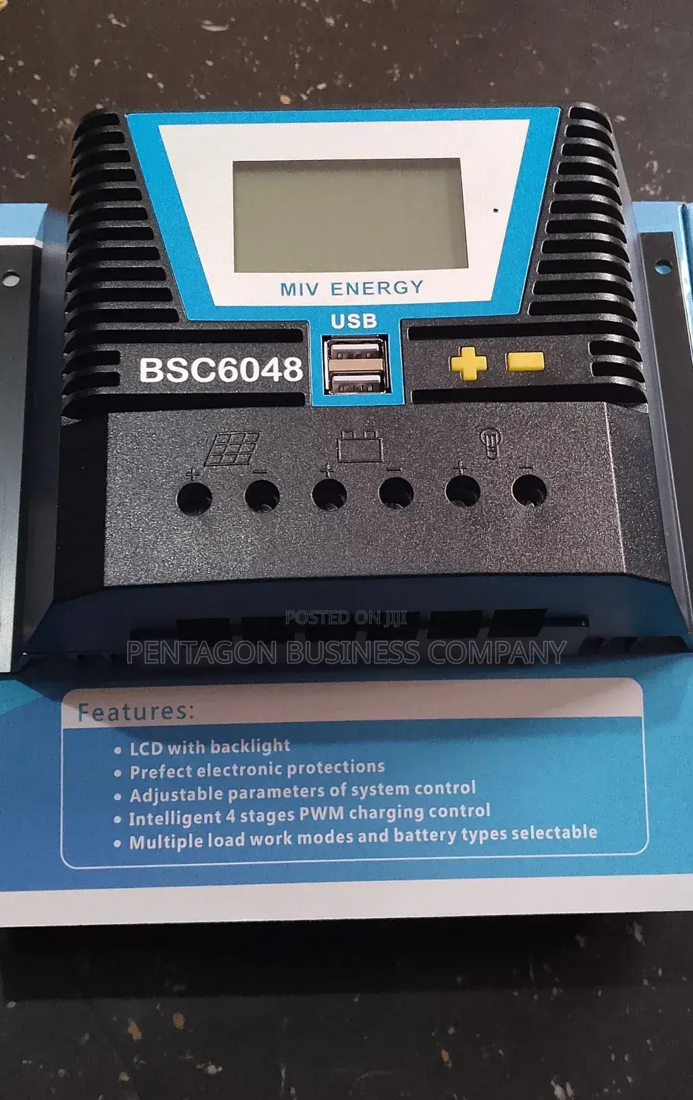 60ahms Miv Energy PWM Charge Controller