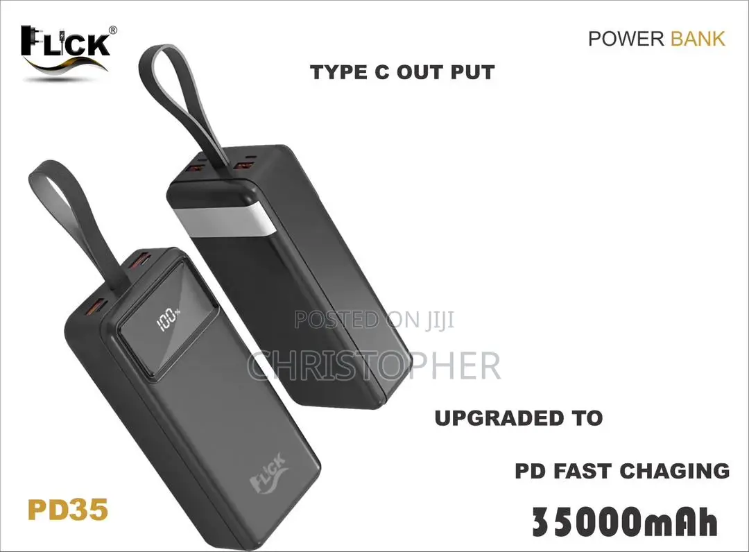 35000mah Strong Fast Charging for iPhones,Android,Tablets