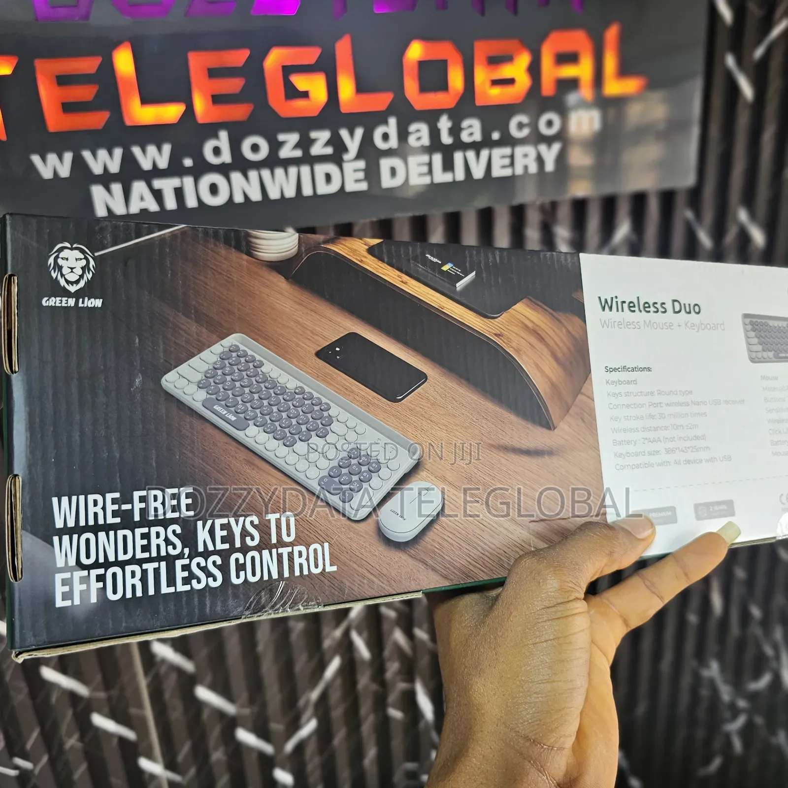 Greenlion Wireless Duo Mouse and Keyboard