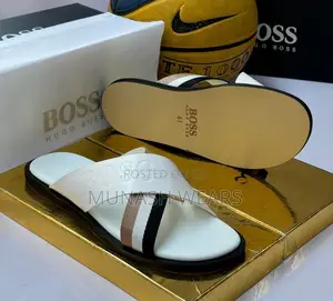Hugo Boss Leather Slipers