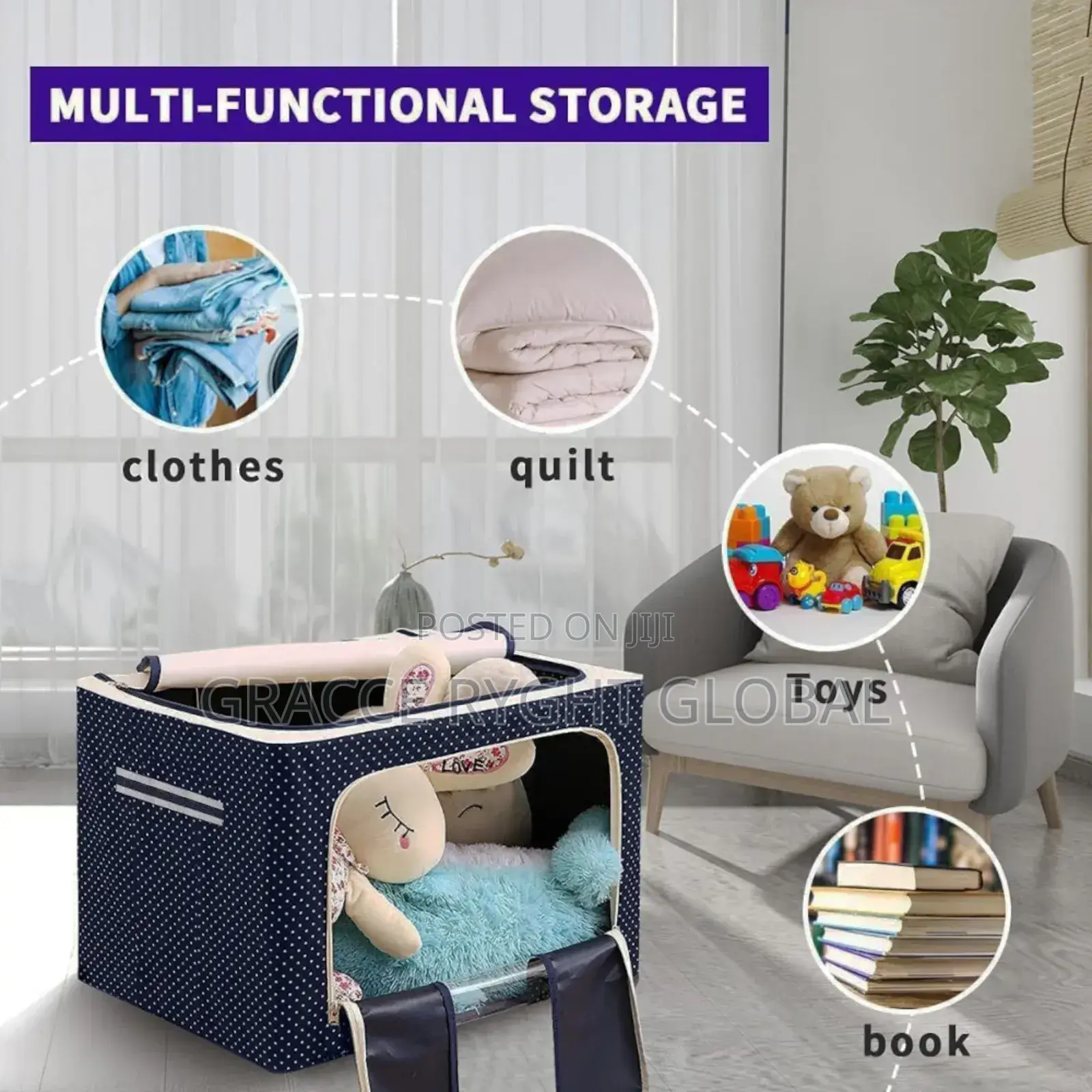Collapsible Cloth Storage Box