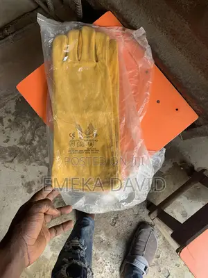 Quality Safety 14” Leather Hand Gloves