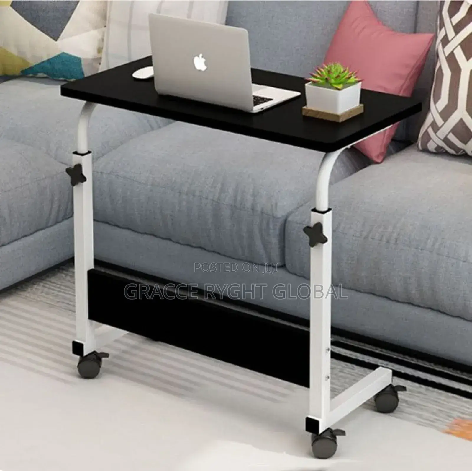 Adjustable Laptop Table With Wheels