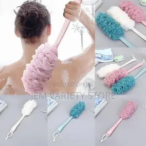 Luxurious Nylon Mesh Long Handle Exfoliating Adult Sponge