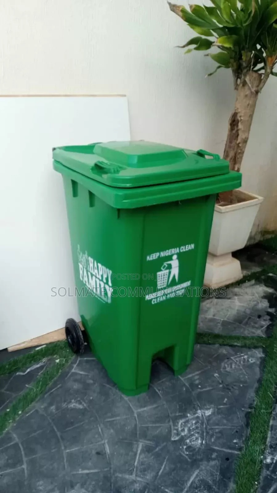 240 Litres Wheeler Waste Bin Building and Construction Sites
