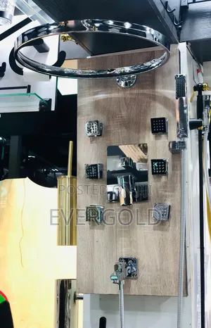 Chrome Conduit Body Jet Shower Mixer With Accessories