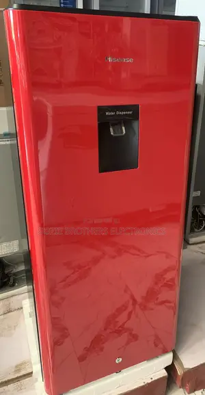 Hisense 176 Liters Refrigerator With Water Dispenser (Red)